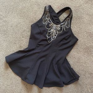 Cute Peplum Top 🖤